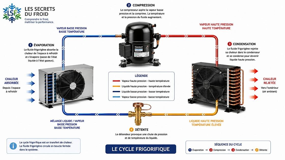 Le cycle frigorifique : comprendre le fonctionnement