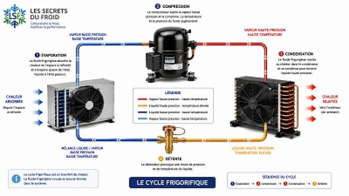 Le cycle frigorifique : comprendre le fonctionnement